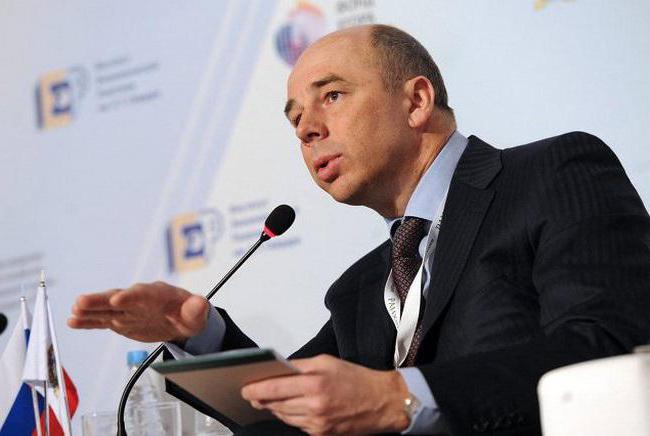 Finanzminister von Russland Siluanov